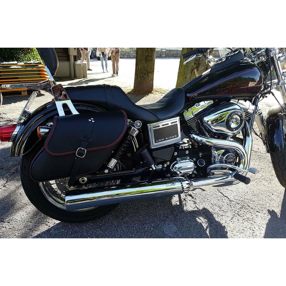  エンズクオイオ Tango レザーサドルバッグ 9L (ブラック)6