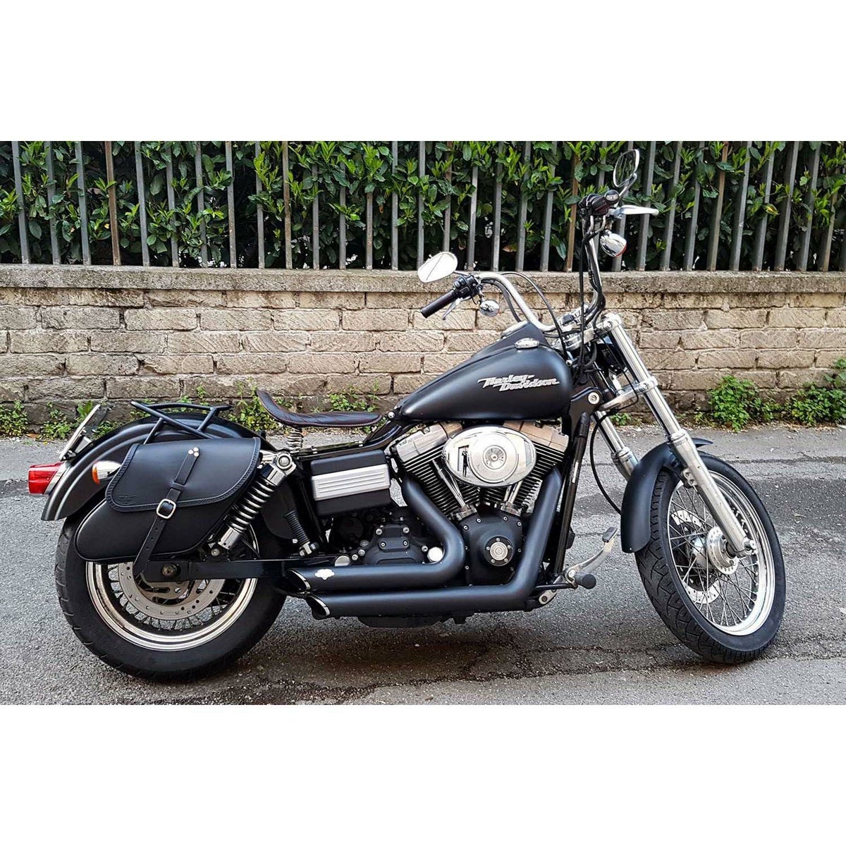 エンズクオイオ Tango レザーサドルバッグ 9L (ダークブラウン)5