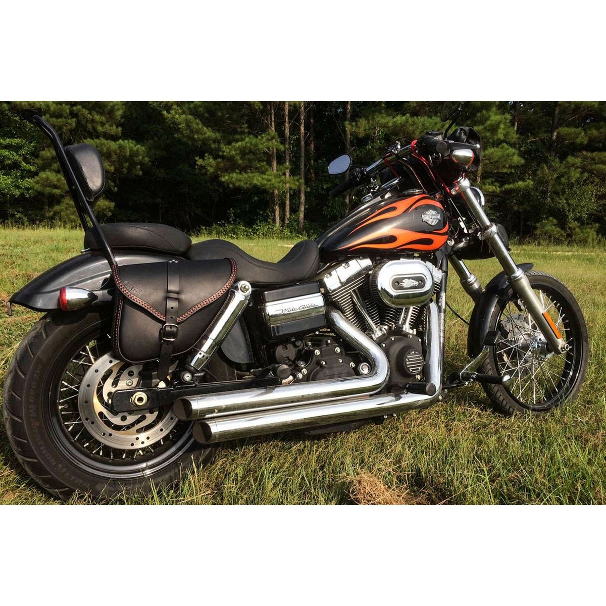 エンズクオイオ Small Tango レザーサドルバッグ 5.6L (ブラック)4