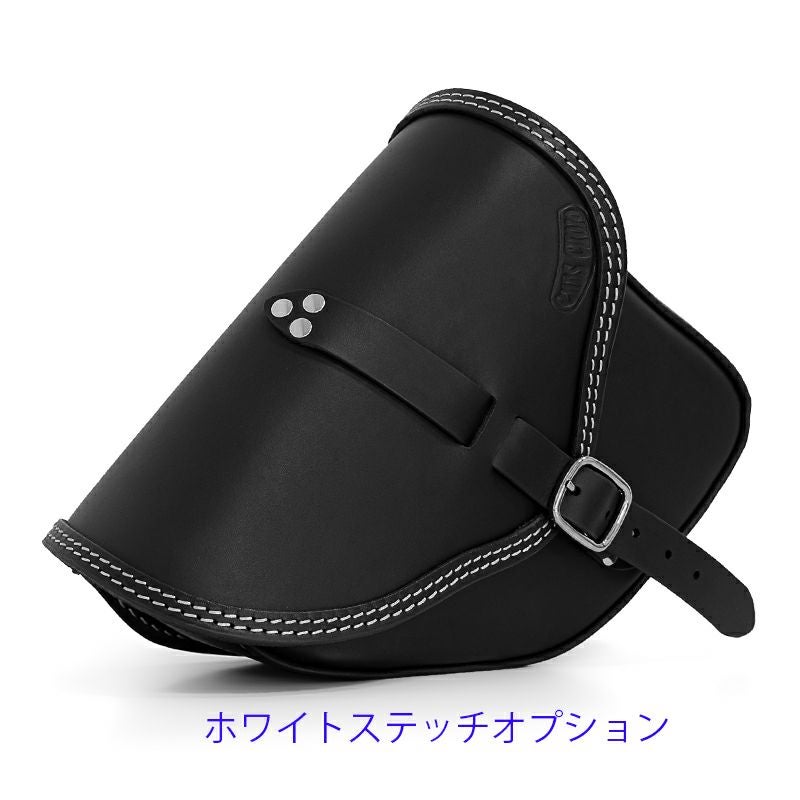 エンズクオイオ Small Tango レザーサドルバッグ 5.6L (ブラック)14