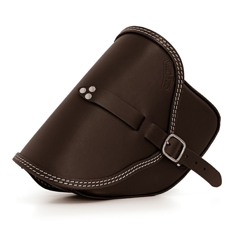 Small Tango レザーサドルバッグ 5.6L (ダークブラウン)