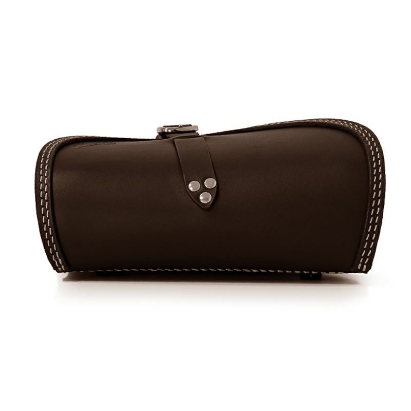 Small Tango レザーサドルバッグ 5.6L (ダークブラウン)3