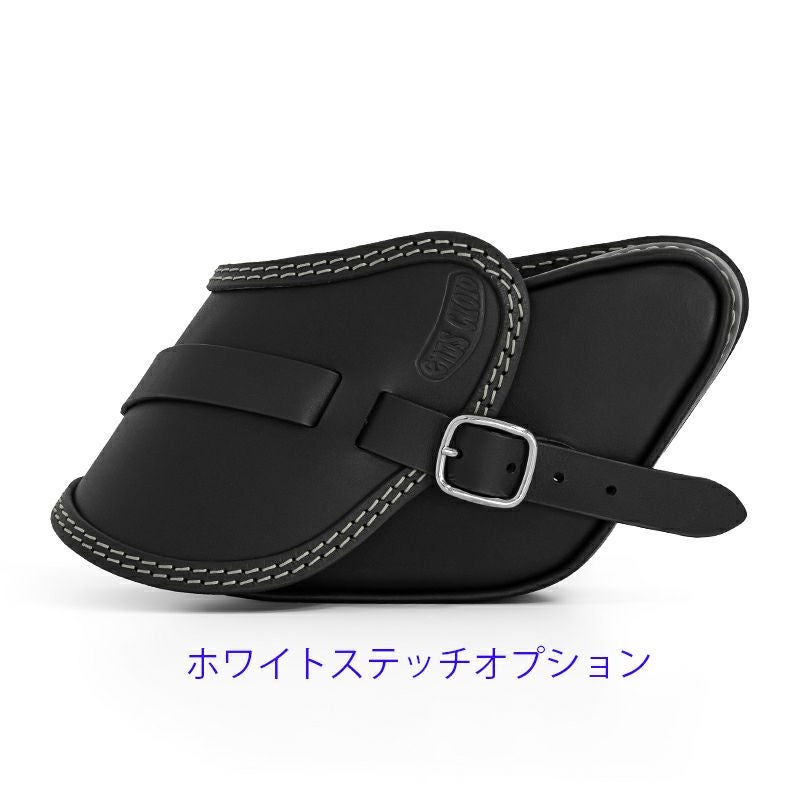 エンズクオイオ POP レザーサドルバッグ 3.2L (ブラック)13