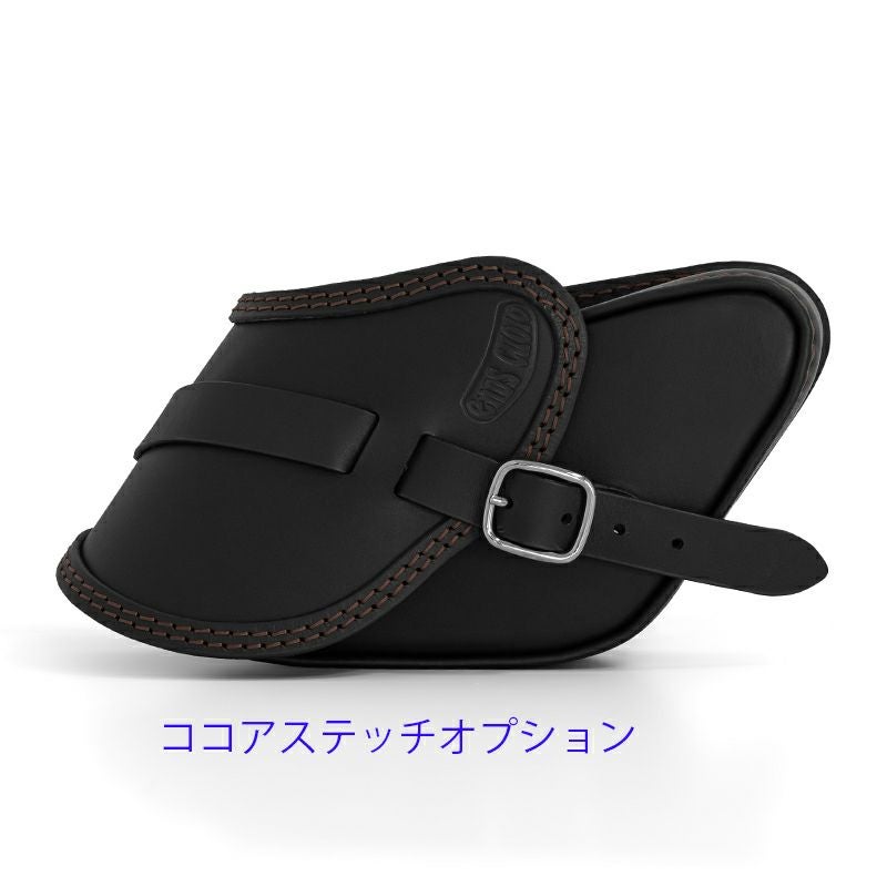 エンズクオイオ POP レザーサドルバッグ 3.2L (ブラック)15