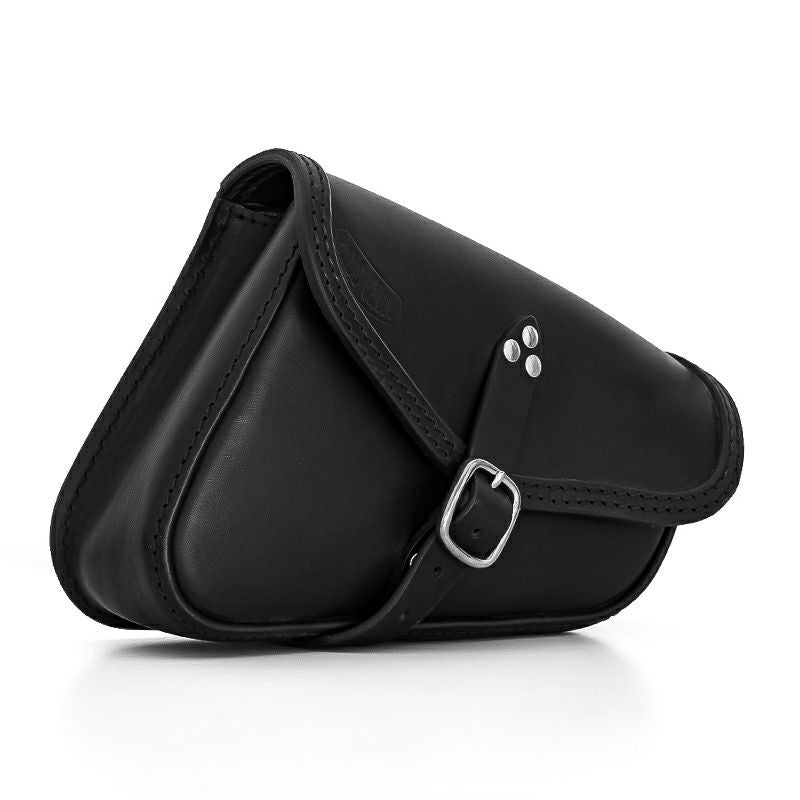 エンズクオイオ Battery Cover Bag レザーサドルバッグ 2.9L (ブラック)5