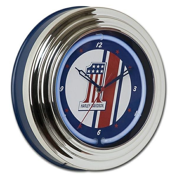 Harley-Davidson #1 Racing ネオン時計 |ハーレーパーツ専門店 HDパーツ