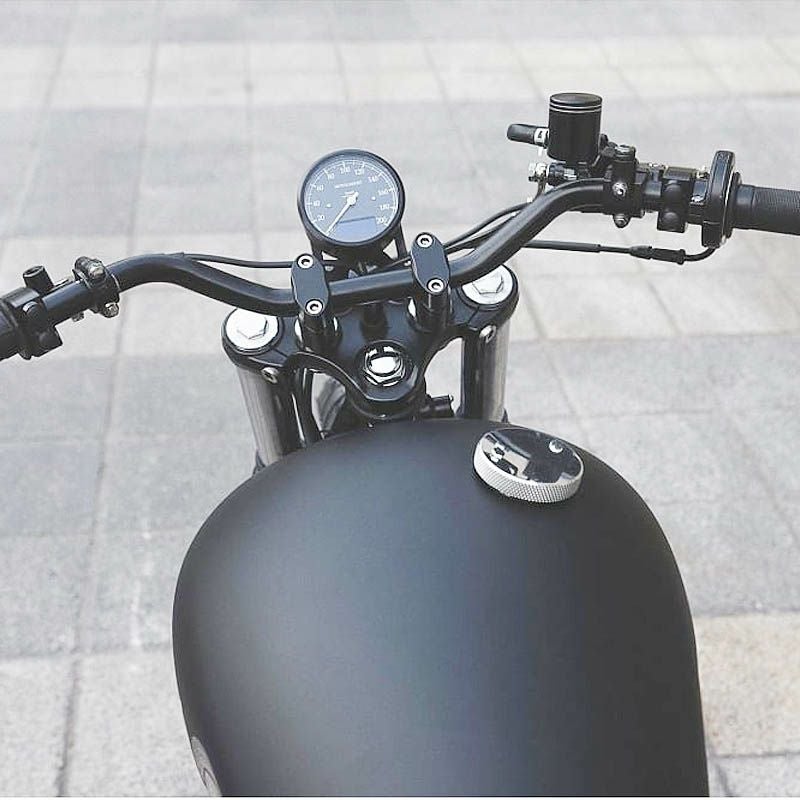 ハーレー ビレットアルミニウム カスタム ガスキャップ ポリッシュ仕上げ Motone（モートーン） 3