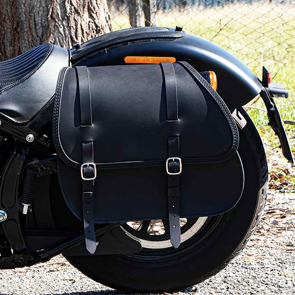 Country レザーサドルバッグ 29L (ブラック)