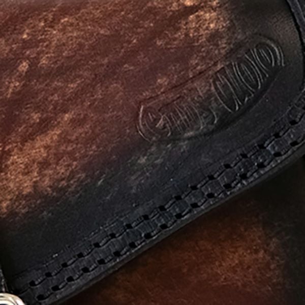 Country レザーサドルバッグ 29L (ディストレスト・ツートーン・ダーク)2