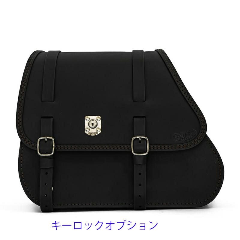GYPSY レザーサドルバッグ 27L (ブラック)10