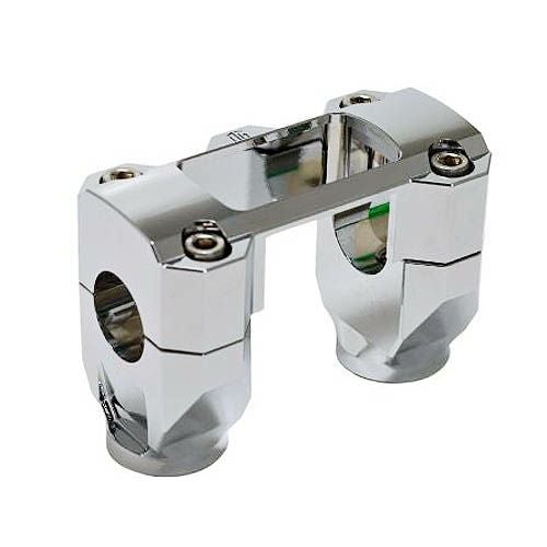 OG デジタルゲージ トップクランプ ストレートライザー 2インチ セット クローム OG（オリジナルガレージモト）