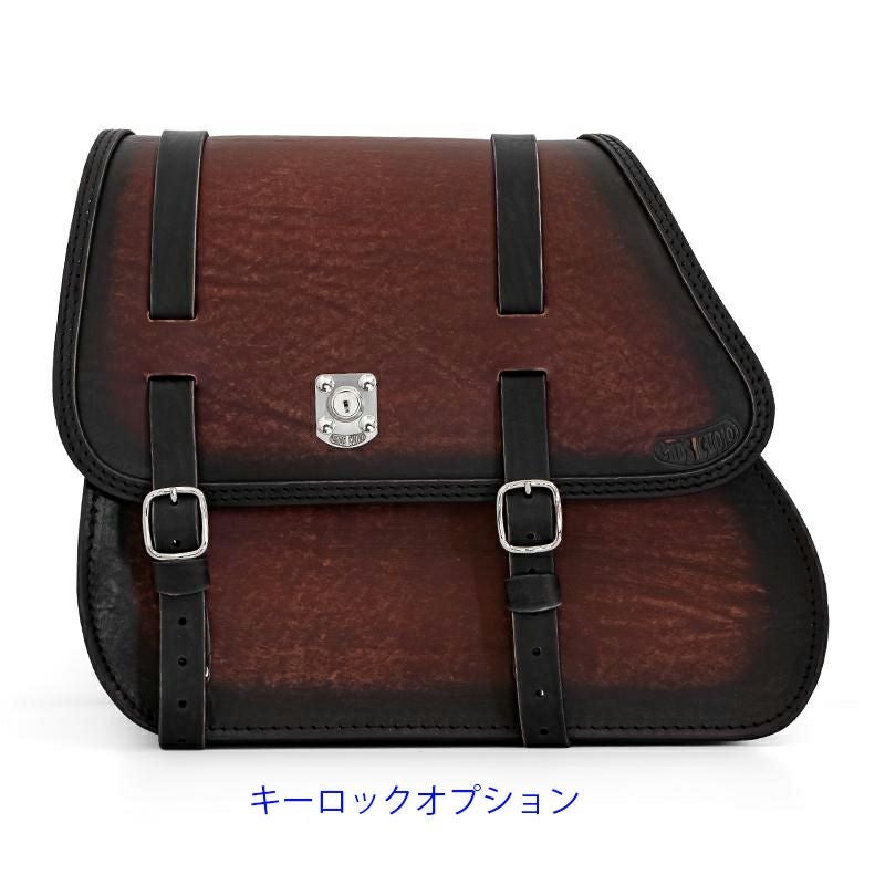 GYPSY レザーサドルバッグ 27L (ディストレスト・ツートーン・ダーク)4