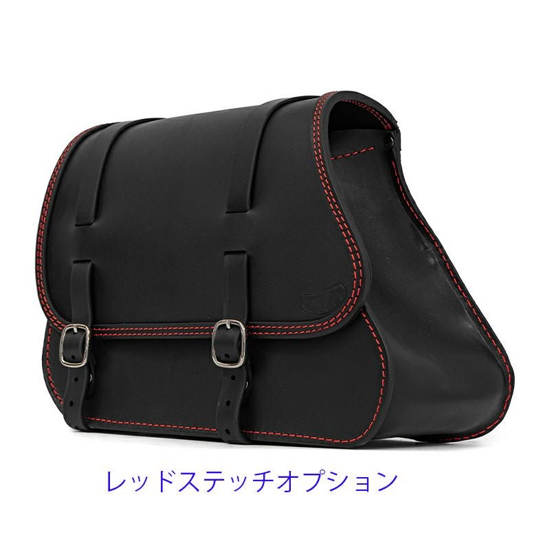 ミドル GYPSY レザーサドルバッグ 23L (ブラック)7