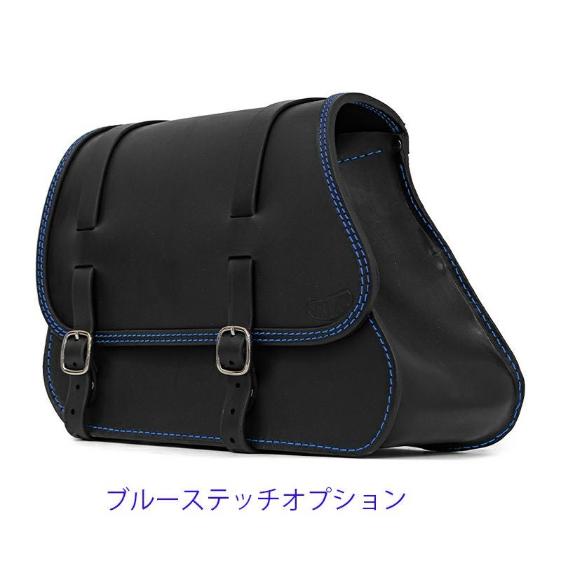 ミドル GYPSY レザーサドルバッグ 23L (ブラック)8