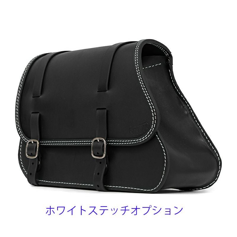 ミドル GYPSY レザーサドルバッグ 23L (ブラック)9