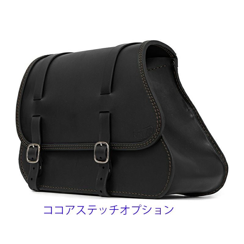 ミドル GYPSY レザーサドルバッグ 23L (ブラック)11