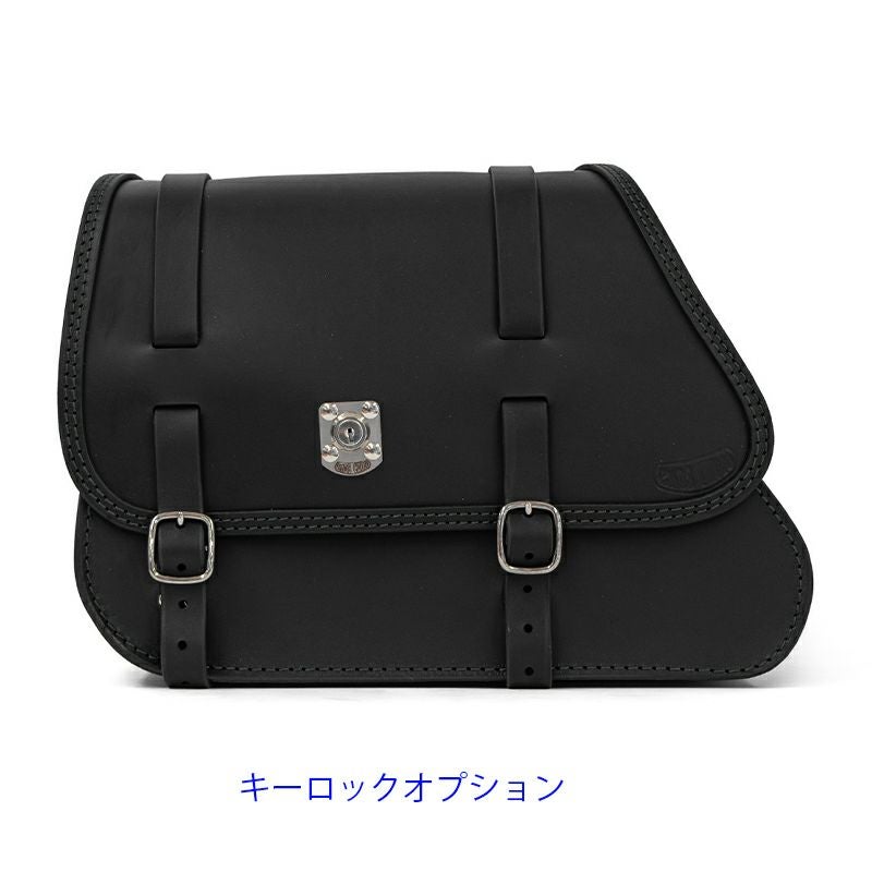 ミドル GYPSY レザーサドルバッグ 23L (リンクルレザー)4