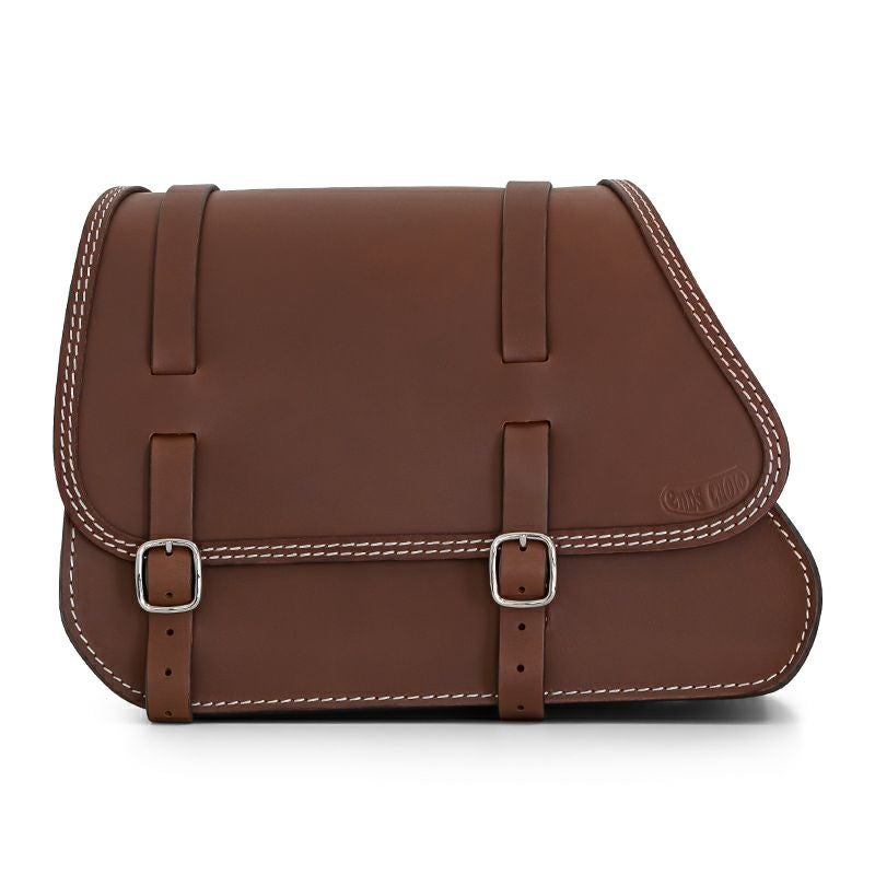 ミドル GYPSY レザーサドルバッグ 23L (ダークブラウン)1