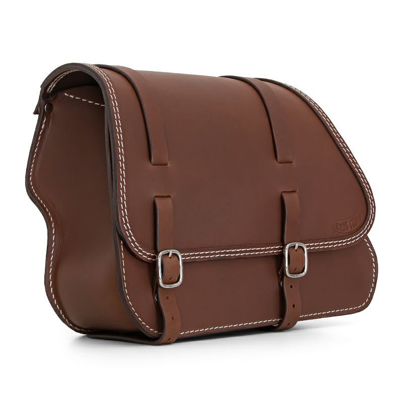 ミドル GYPSY レザーサドルバッグ 23L (ダークブラウン)2