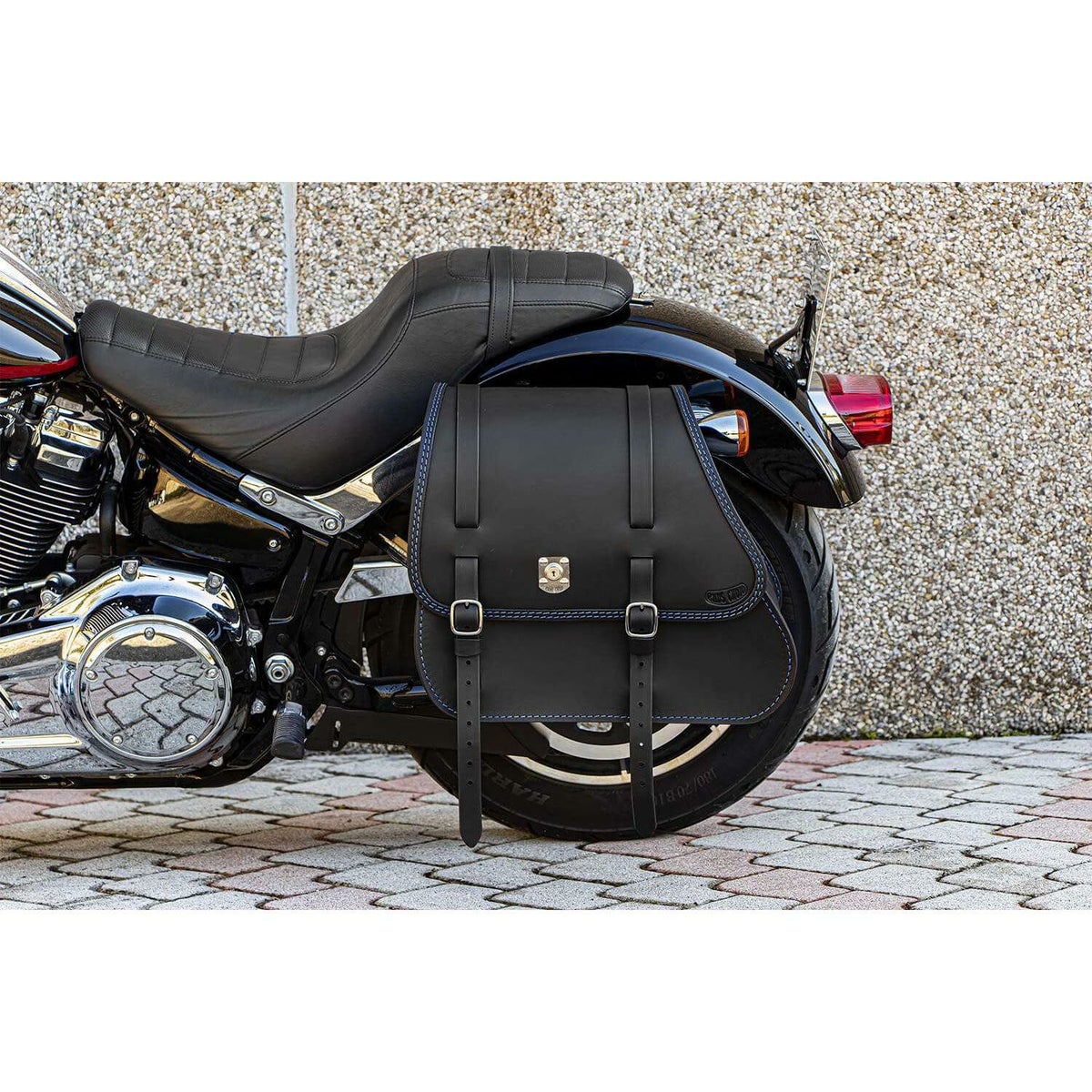 Rev GYPSY レザーサドルバッグ 27L (型押しレザー)3