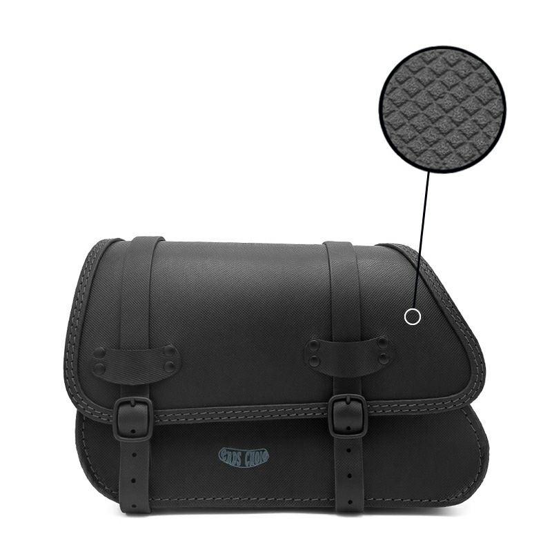 Rev リトル GYPSY レザーサドルバッグ 18L (型押しレザー)1