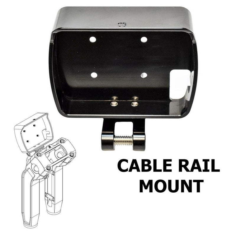 OGライザー用 パワービジョン ケーブルレールマウント ブラック OG（オリジナルガレージモト）