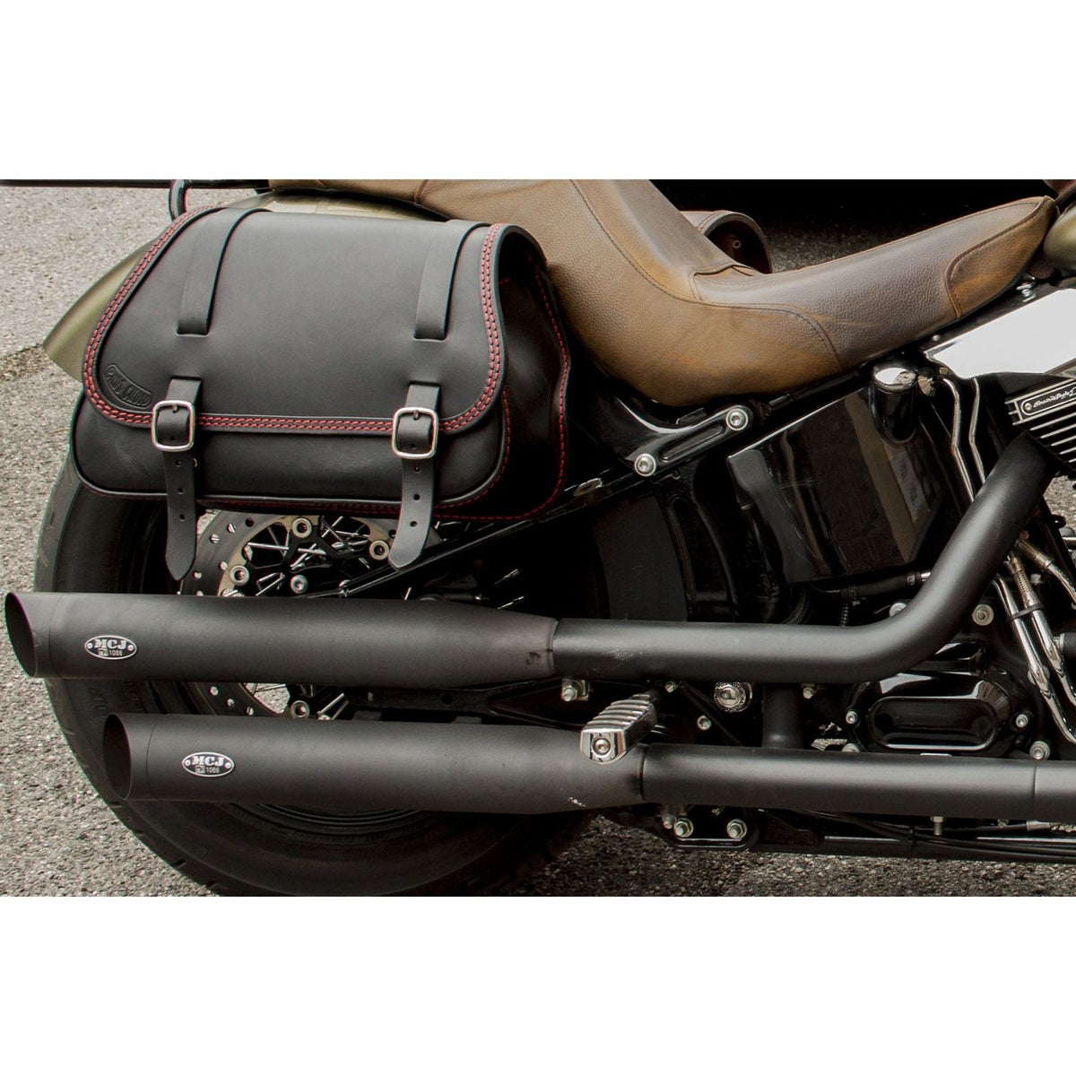 Folk レザーサドルバッグ 12L3