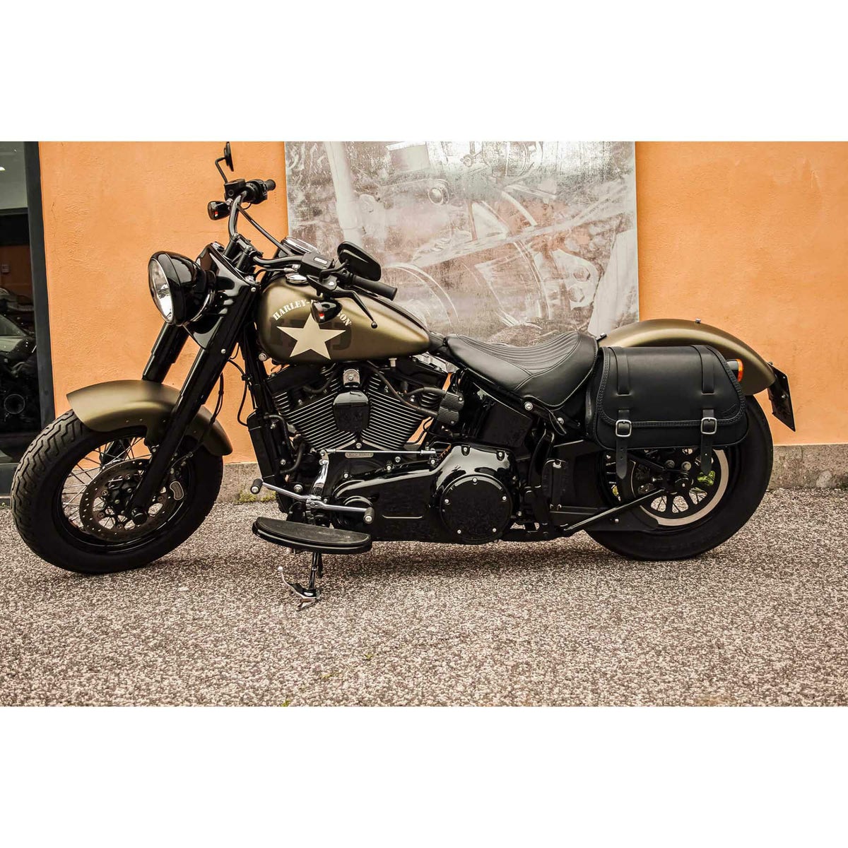 Folk レザーサドルバッグ 12L (ハマードレザー)6