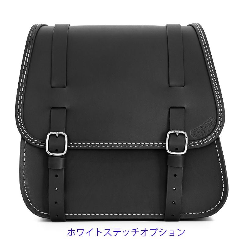 GLAM レザーサドルバッグ 22L (ブラック)7