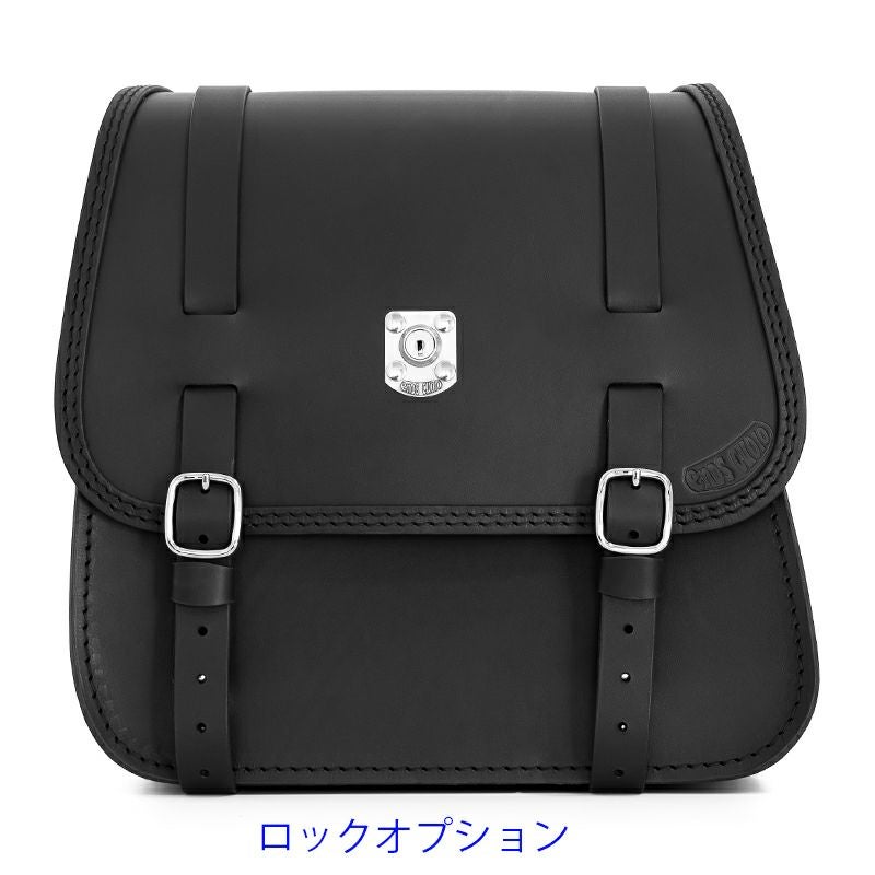 GLAM レザーサドルバッグ 22L (ブラック)11
