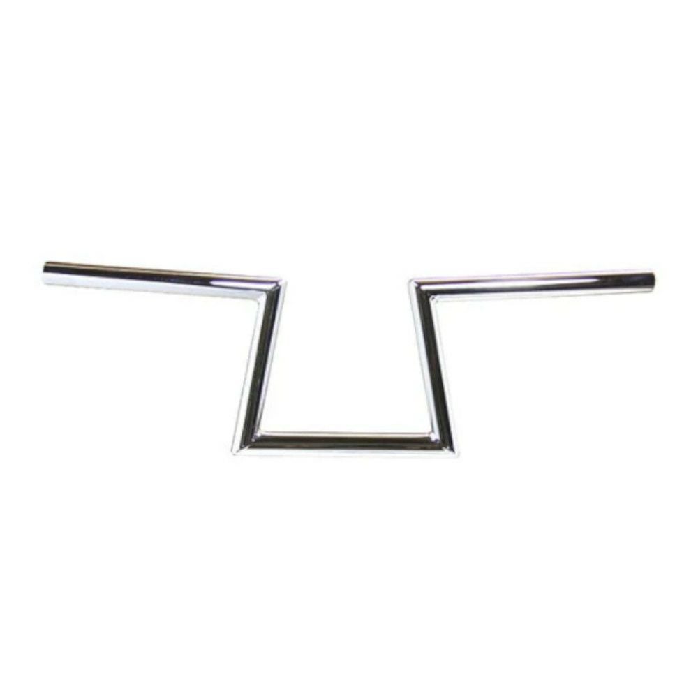 ハーレー 1インチ径 スラントZハンドルバー(ディンプル無) クローム TC Bros