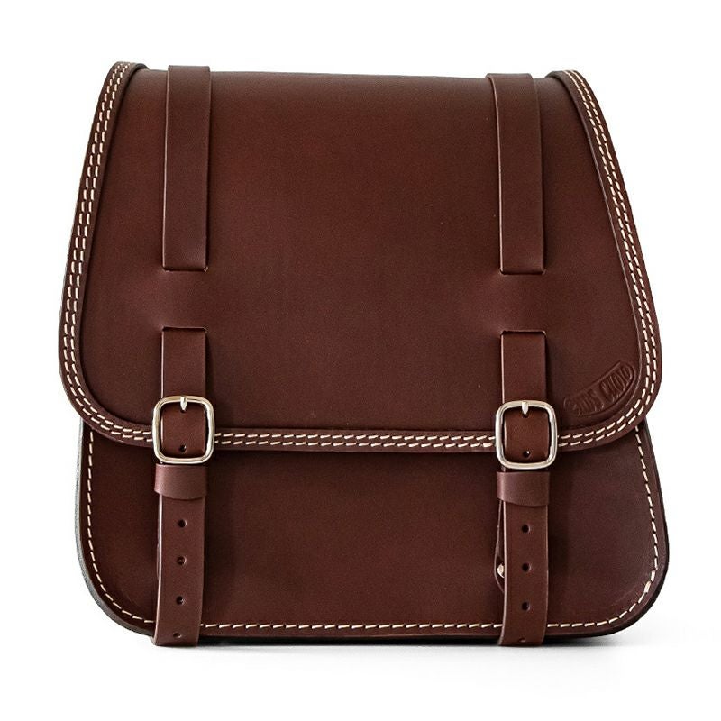 GLAM レザーサドルバッグ 22L (ダークブラウン)