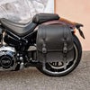 GLAM レザーサドルバッグ 22L (ダークブラウン)2
