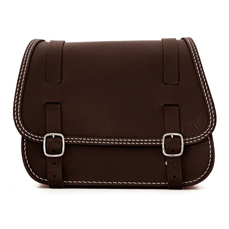 リトル GLAM レザーサドルバッグ 16.5L (ダークブラウン)