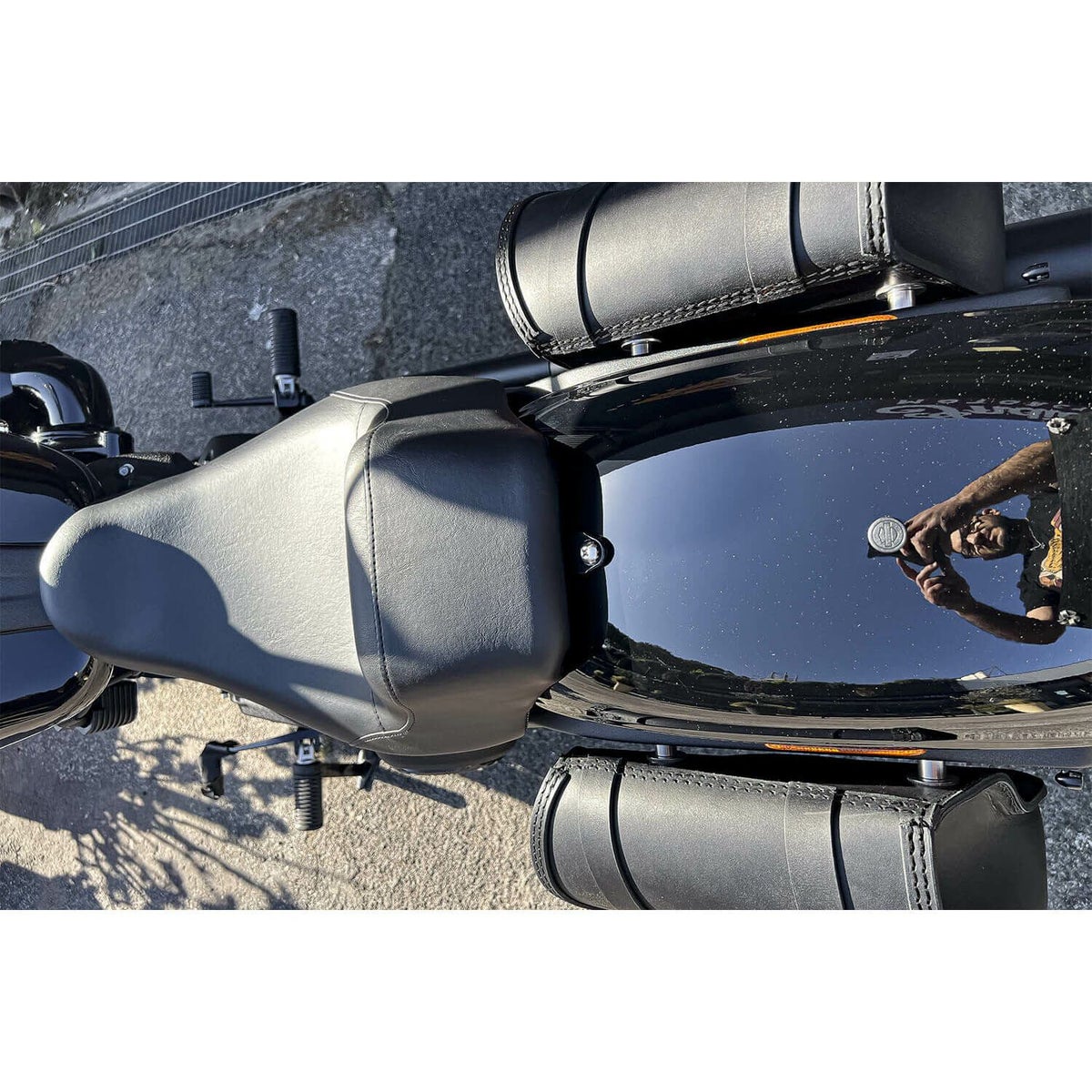 SOUL レザーサドルバッグ (ブラック)2