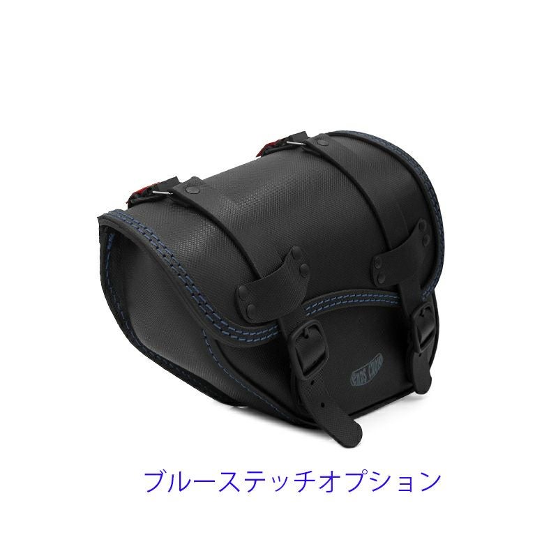 REV SOUL レザーサドルバッグ (型押しレザー)7