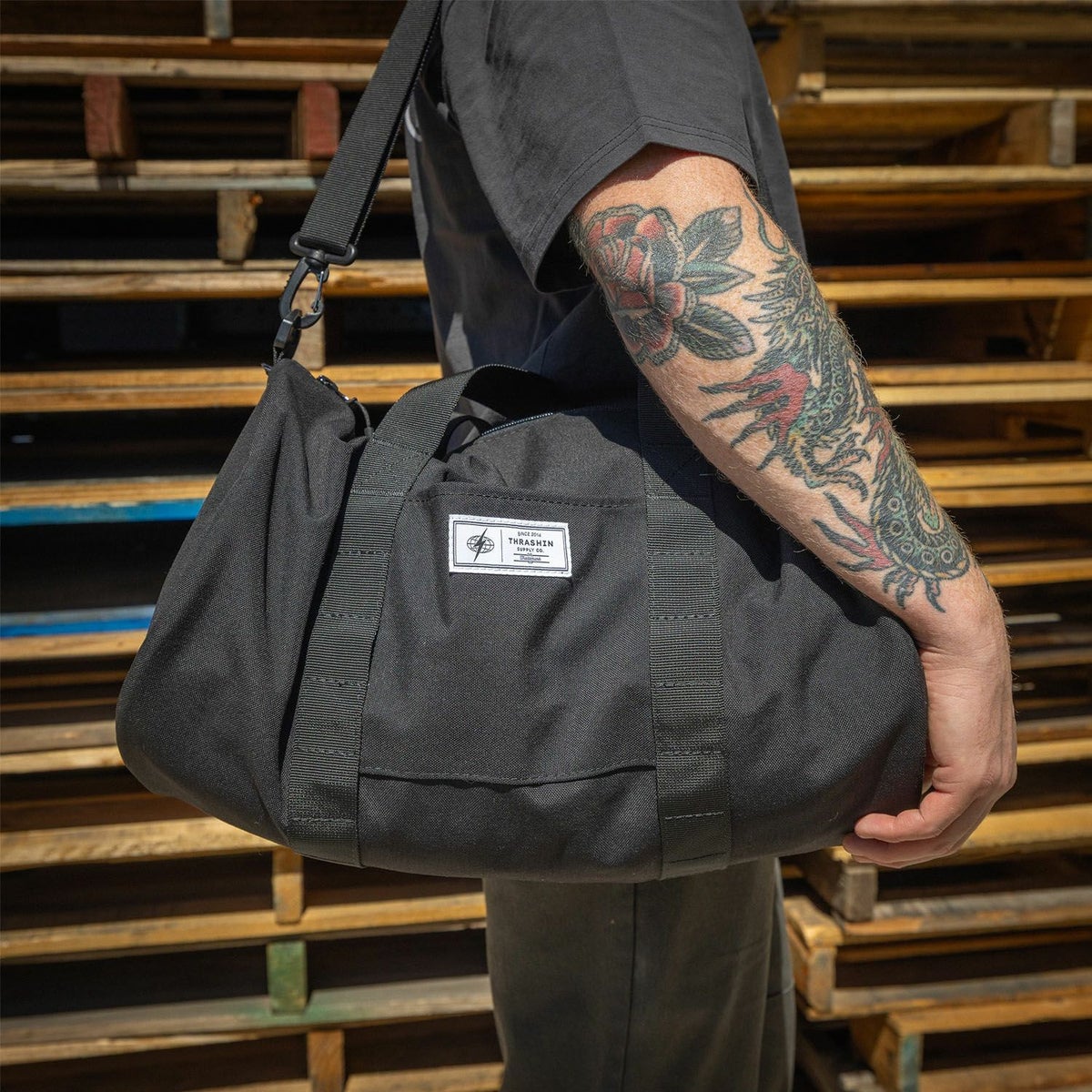 スラッシンサプライ トレードマーク ダッフルパック 27L THRASHIN SUPPLY 3