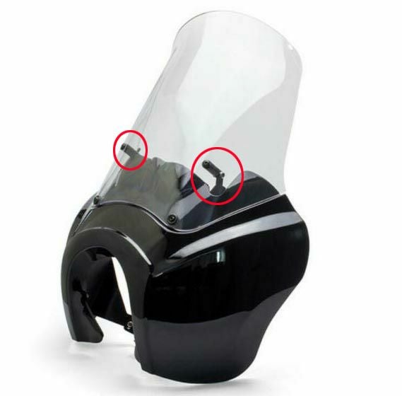 Tスポーツ フェアリング ウインドシールド ビレット アジャスターアーム OG（オリジナルガレージモト）