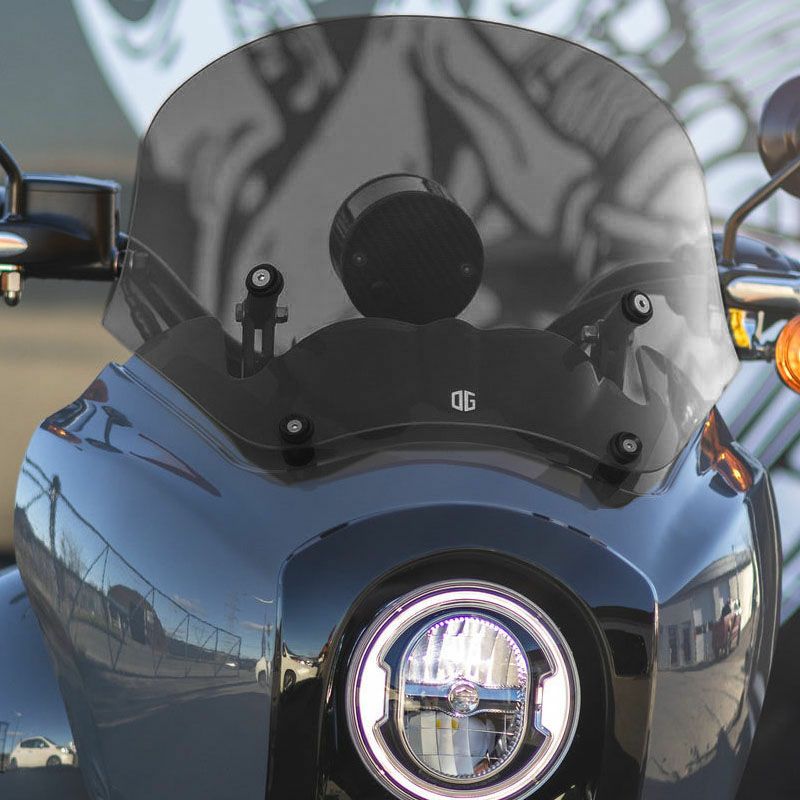 Tスポーツ フェアリング用 交換シールド 12インチ ダークスモーク OG（オリジナルガレージモト）