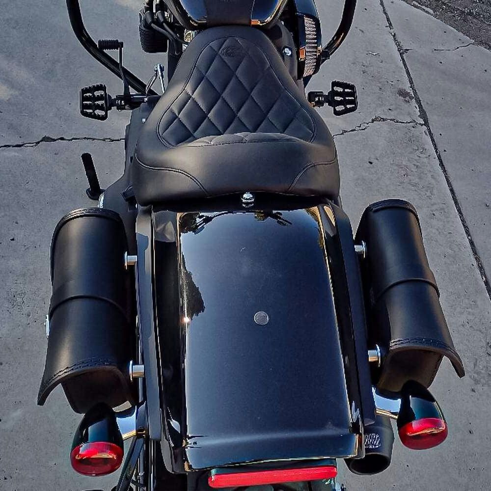 BEAT レザーサドルバッグ 5.3L (ブラック)12