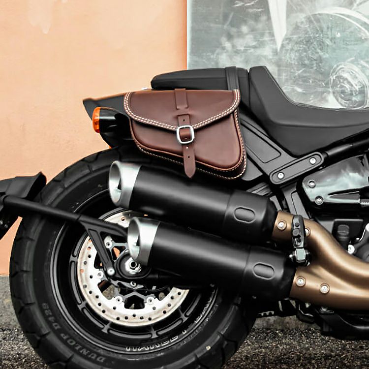 EAT レザーサドルバッグ 5.3L (ダークブラウン)