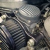 ハーレー CVキャブレター トップカバー フィンデザイン コントラスト Motone（モートーン）