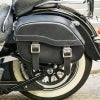 JAZZ レザーサドルバッグ 19.5L (ブラック)