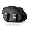 JAZZ レザーサドルバッグ 19.5L (ブラック)9