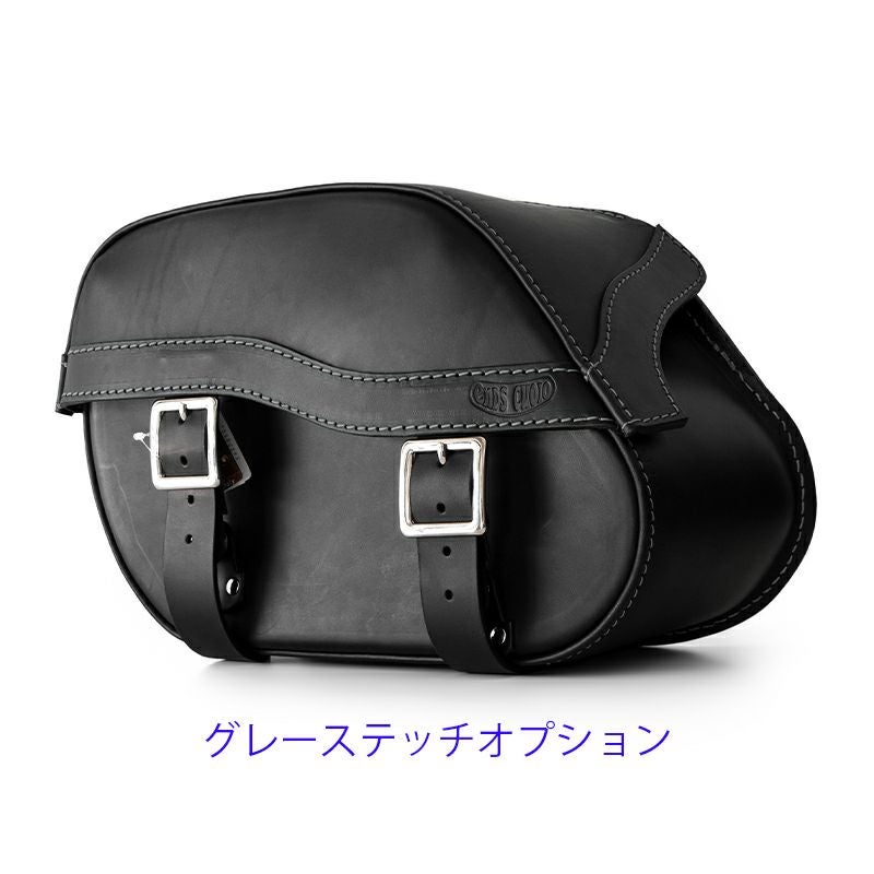 JAZZ レザーサドルバッグ 19.5L (ブラック)11