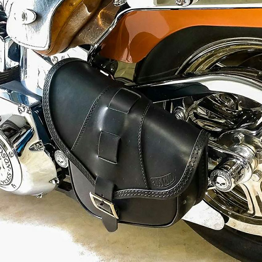 BOB Special レザー スイングアームバッグ 7L (ブラック)