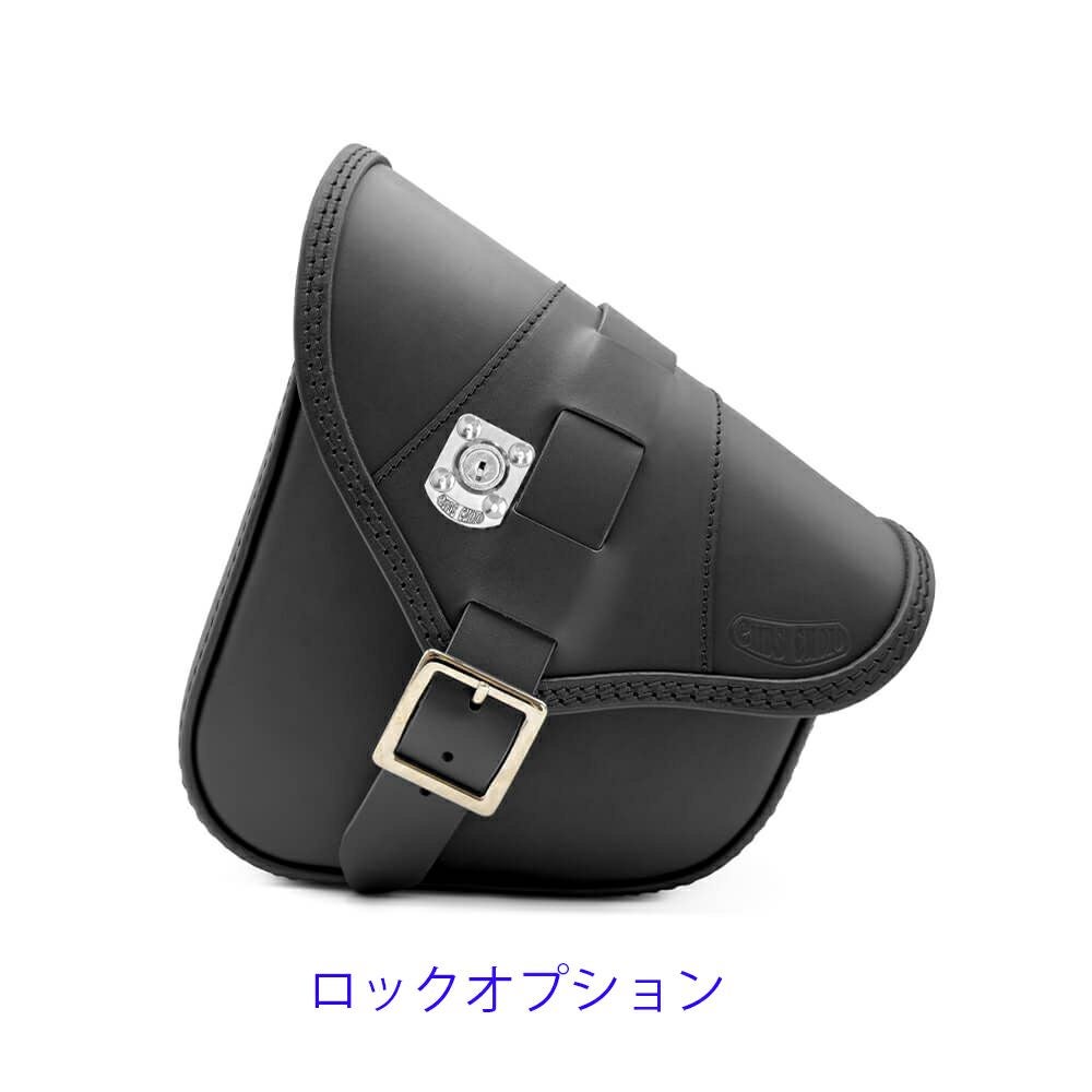 BOB Special レザー スイングアームバッグ 7L (ブラック)7