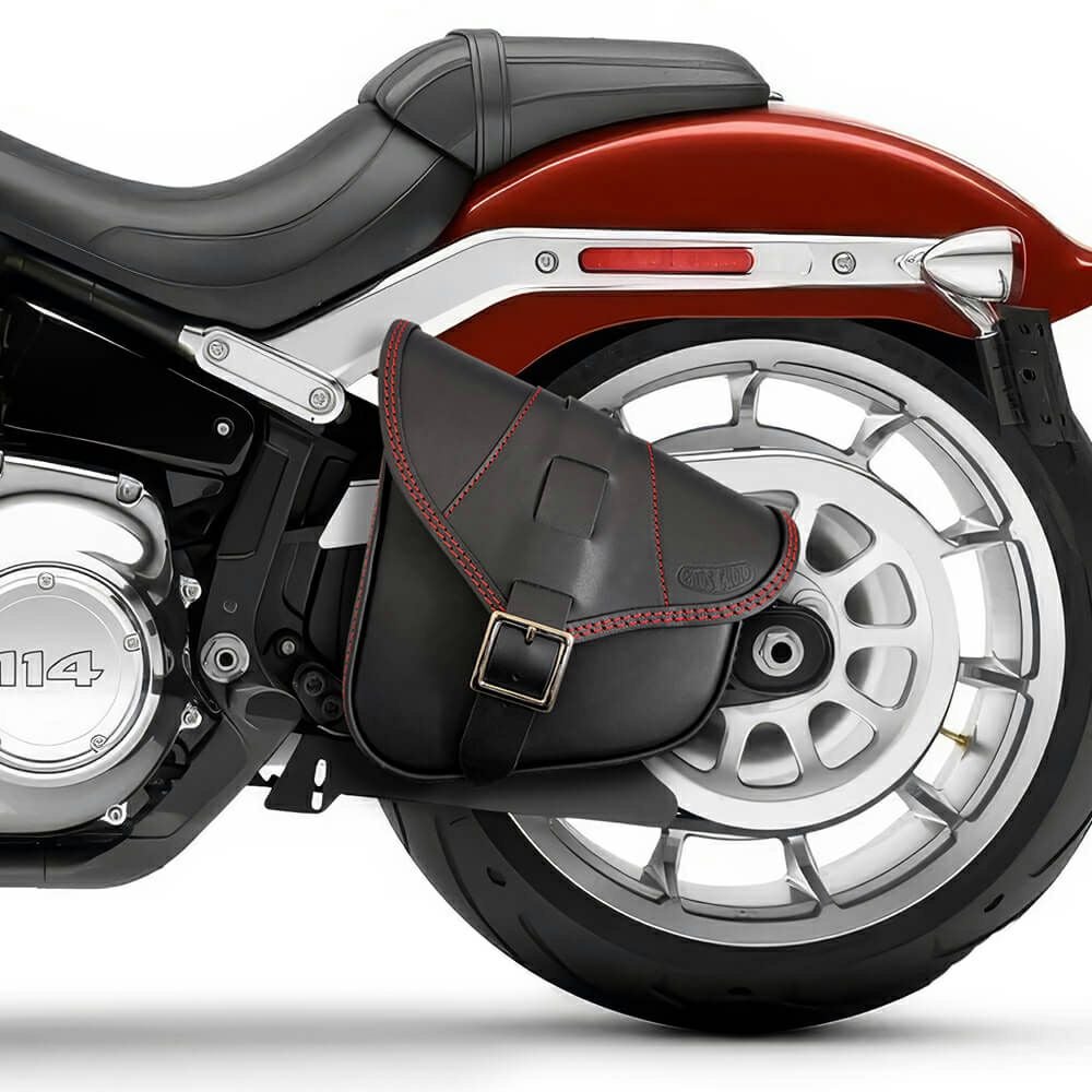 BOB Special レザー スイングアームバッグ 7L (ブラック)9