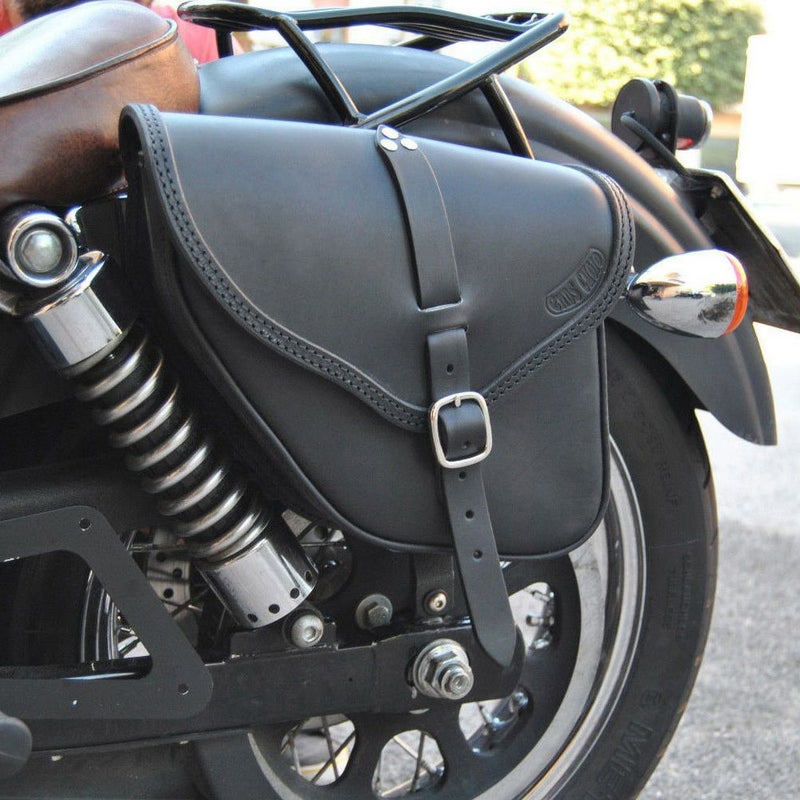 Small Tango レザーサドルバッグ 5.6L 左用