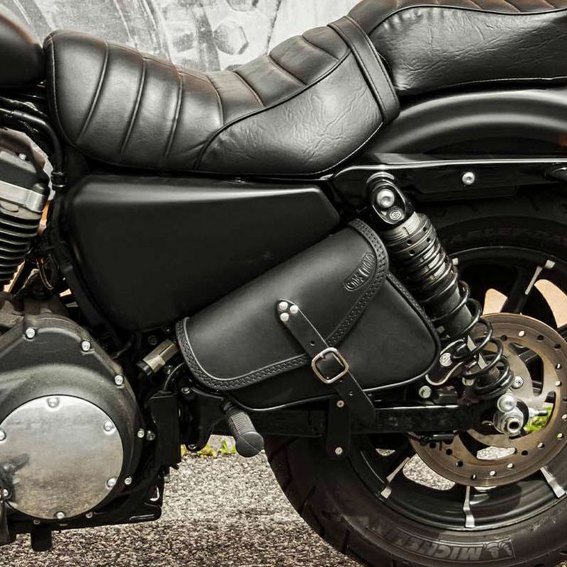 Mambo レザーサドルバッグ 4L 左用